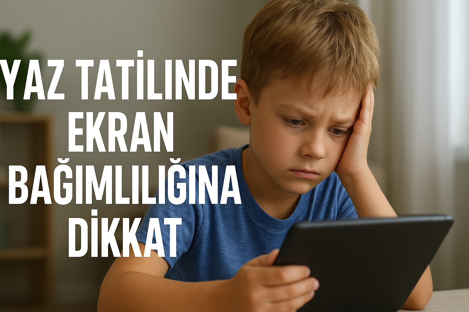 Yaz Tatilinde Ekran Kullanımına Dikkat